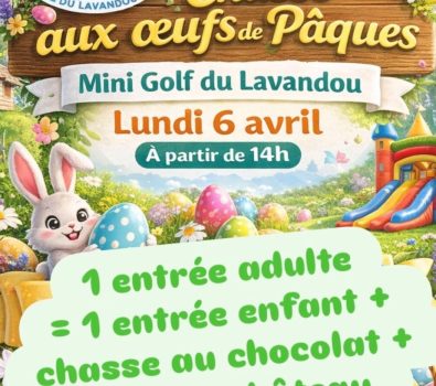 Caccia alle uova di Pasqua al Mini Golf di Le Lavandou
