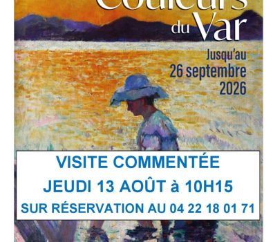 Visita guidata alla mostra «Couleurs du Var» alla Villa Théo