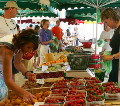 Le marché de Saint-Tropez