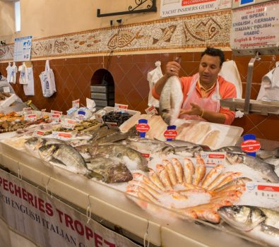 Mercato ittico di Saint-Tropez